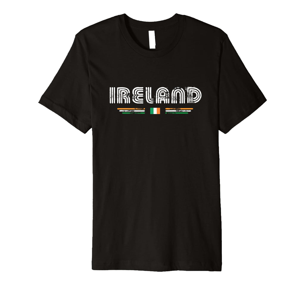 Ireland 70S 80S Type Flag T-Shirt - Streetwear Style Unisex - T-Shirt, Sweatshirt, Hoodie