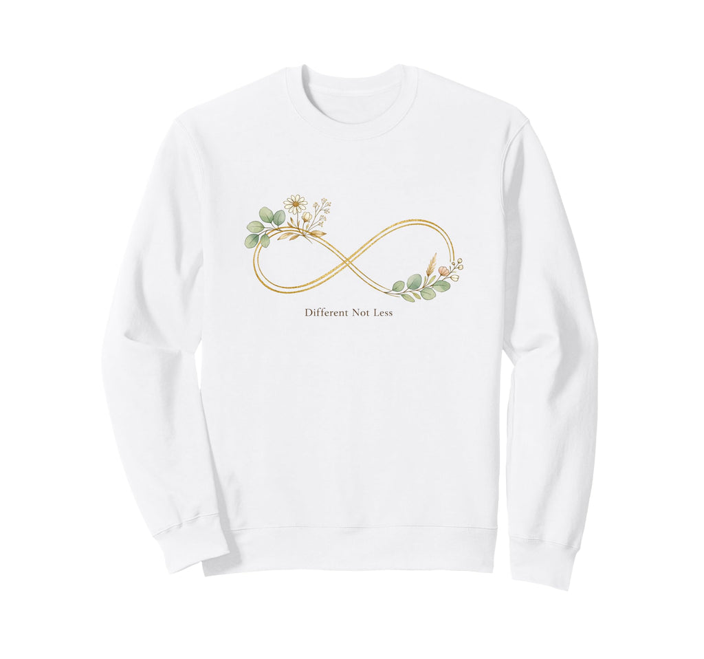 Autism Acceptance Different Not Sweatshirt - Unique Graphic for Adults - T-Shirt, Sweatshirt, Hoodie
