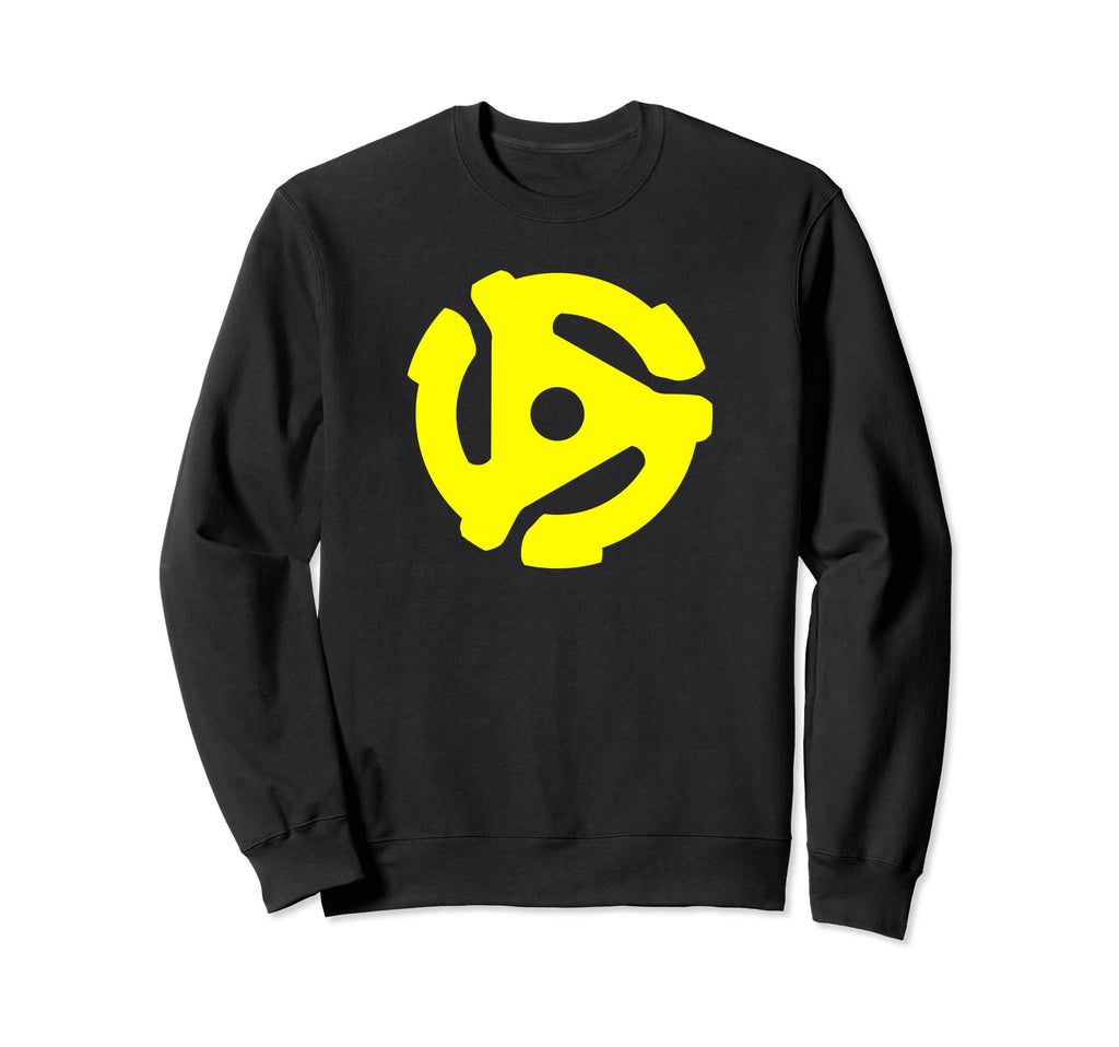 45 Rpm Adapter Vinyl Music Sweatshirt - Casual Everyday Wear for Adults - T-Shirt, Sweatshirt, Hoodie