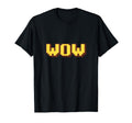 Wow Expression Pixel Art Typography T-Shirt - Fun Novelty Design for Adults - T-Shirt, Sweatshirt, Hoodie