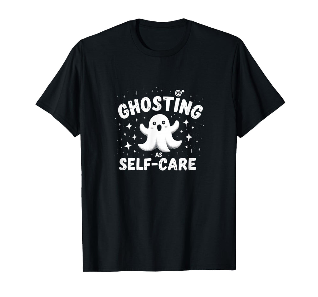 Halloween Modern Life Ghosting As T-Shirt - Minimalist Print Men Women - T-Shirt, Sweatshirt, Hoodie