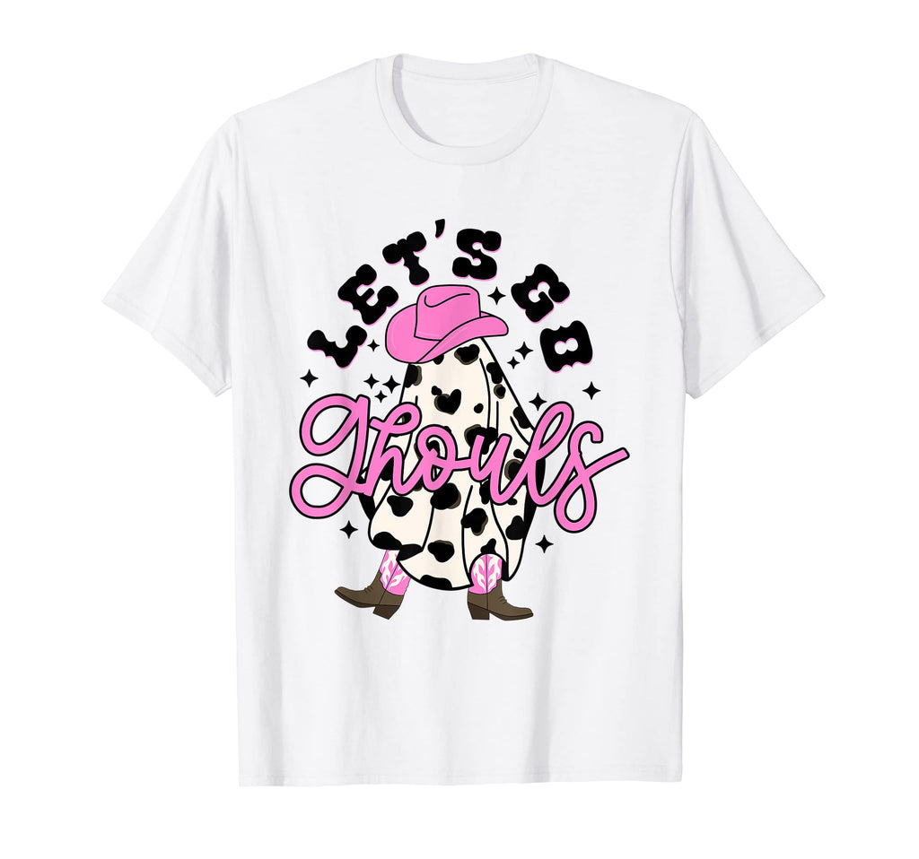 Lets Go Ghouls Cowgirl Western Spooky T-Shirt - Unique Graphic Men Women - T-Shirt, Sweatshirt, Hoodie