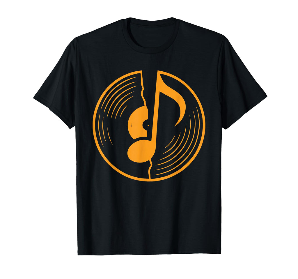 Vinyl Record Music Note Vinyl Lovers T-Shirt - Casual Everyday Wear Unisex - T-Shirt, Sweatshirt, Hoodie