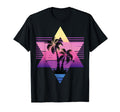 80S Vaporwave Palm Trees Sunset T-Shirt - Unique Graphic for Adults - T-Shirt, Sweatshirt, Hoodie