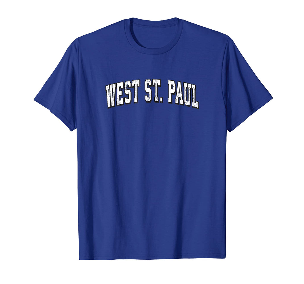 West St Paul Minnesota Athletic T-Shirt - Custom Art Print Men Women - T-Shirt, Sweatshirt, Hoodie