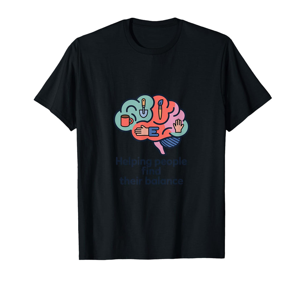 Brain Balance Mental Wellness T-Shirt - Custom Art Print for Adults - T-Shirt, Sweatshirt, Hoodie
