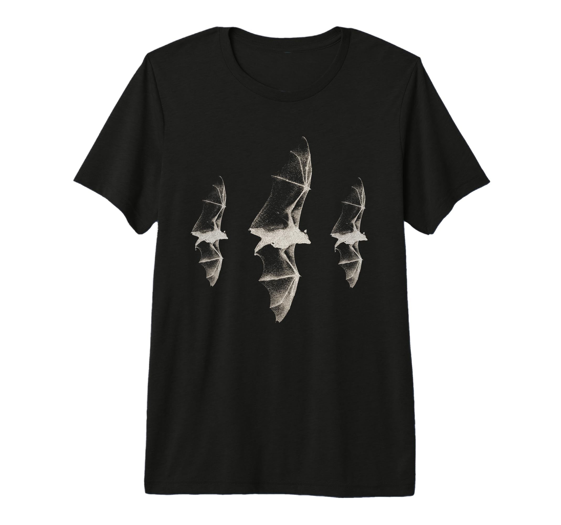 Three Bats Gothic Y2K 90S Grunge Dark Art T-Shirt - Graphic Print Unisex - T-Shirt, Sweatshirt, Hoodie