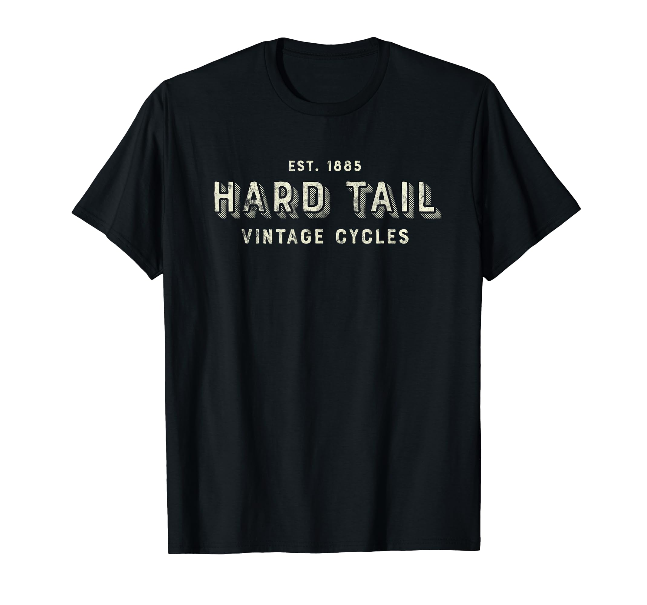 Est 1885 Hard Tail Cycles Motorcycle T-Shirt - Graphic Print Men Women - T-Shirt, Sweatshirt, Hoodie