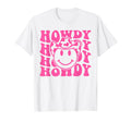 Rodeo White Howdy Western Cowboy Hat T-Shirt - Unique Graphic for Adults - T-Shirt, Sweatshirt, Hoodie