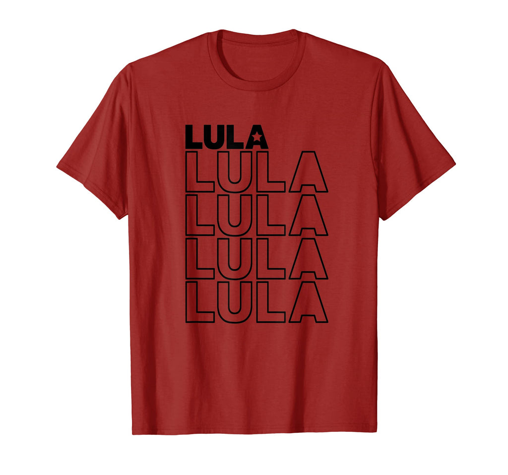 Lula 2022 President Brazil Typography T-Shirt - Unique Graphic Men Women - T-Shirt, Sweatshirt, Hoodie