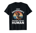 Im My Dachshunds Emotional Support T-Shirt - Streetwear Style for Adults - T-Shirt, Sweatshirt, Hoodie