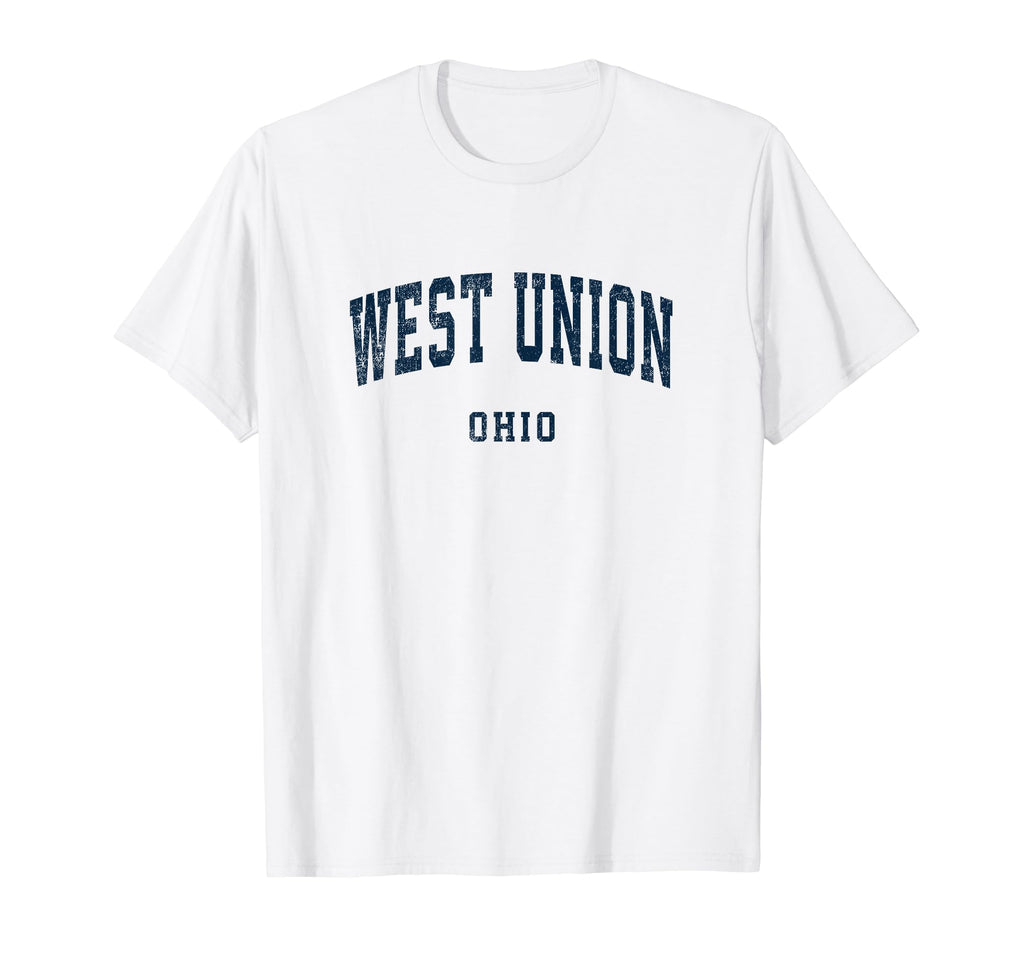 West Union Ohio Oh Athletic Sports T-Shirt - Casual Everyday Wear Men Women - T-Shirt, Sweatshirt, Hoodie