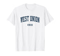 West Union Ohio Oh Athletic Sports T-Shirt - Casual Everyday Wear Men Women - T-Shirt, Sweatshirt, Hoodie