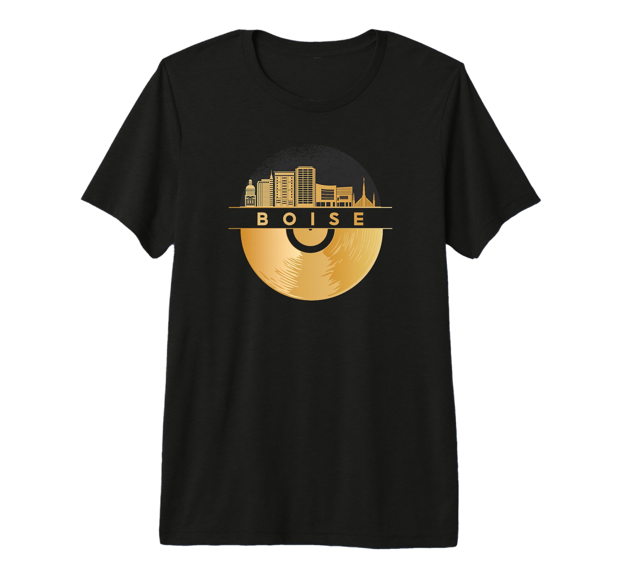 Vinyl Record Player Disco Music T-Shirt - Casual Everyday Wear for Adults - T-Shirt, Sweatshirt, Hoodie