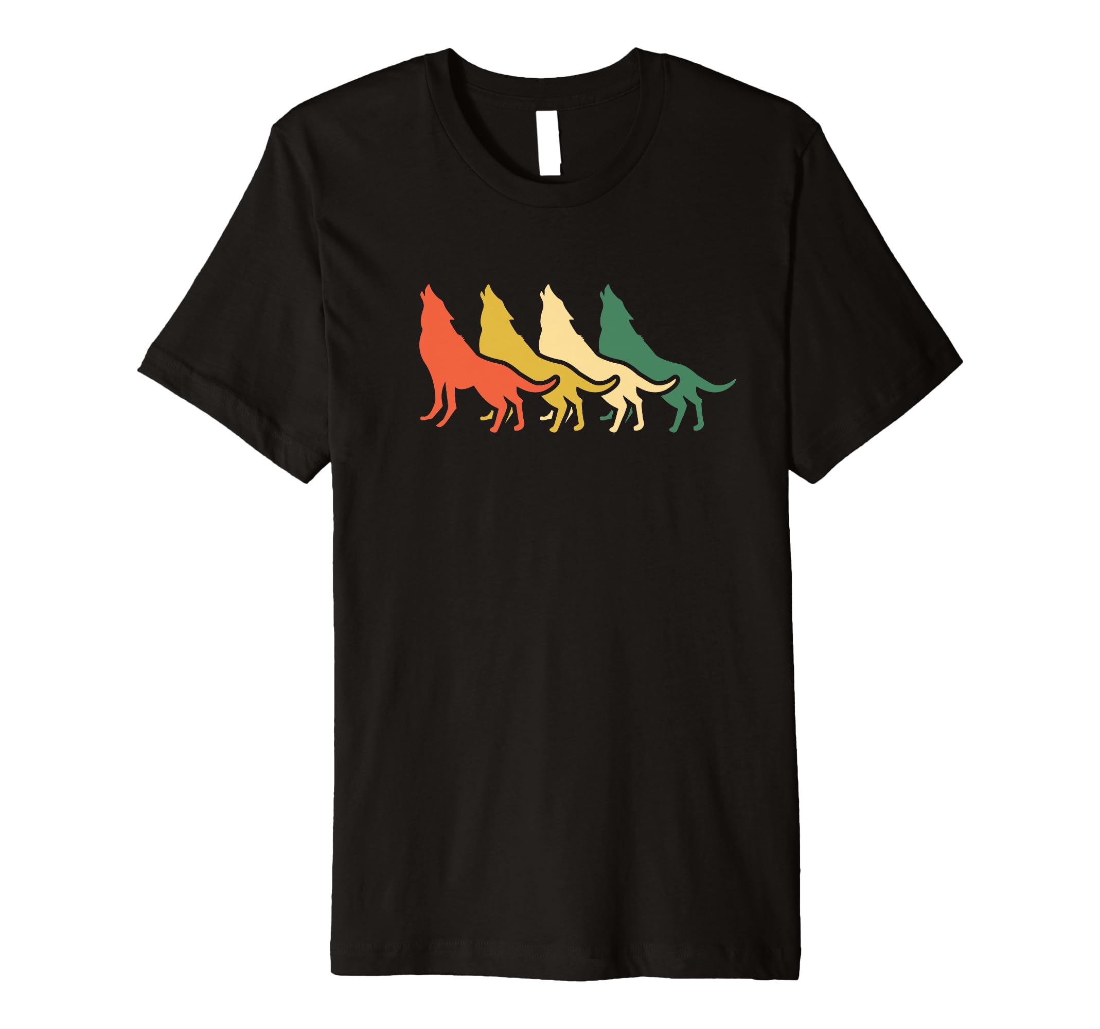 Wolf Wolf 70S T-Shirt - Novelty Apparel for Adults - T-Shirt, Sweatshirt, Hoodie