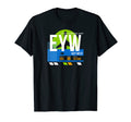 Key West Eyw Airport Code Travel Day T-Shirt - Custom Art Print Unisex - T-Shirt, Sweatshirt, Hoodie