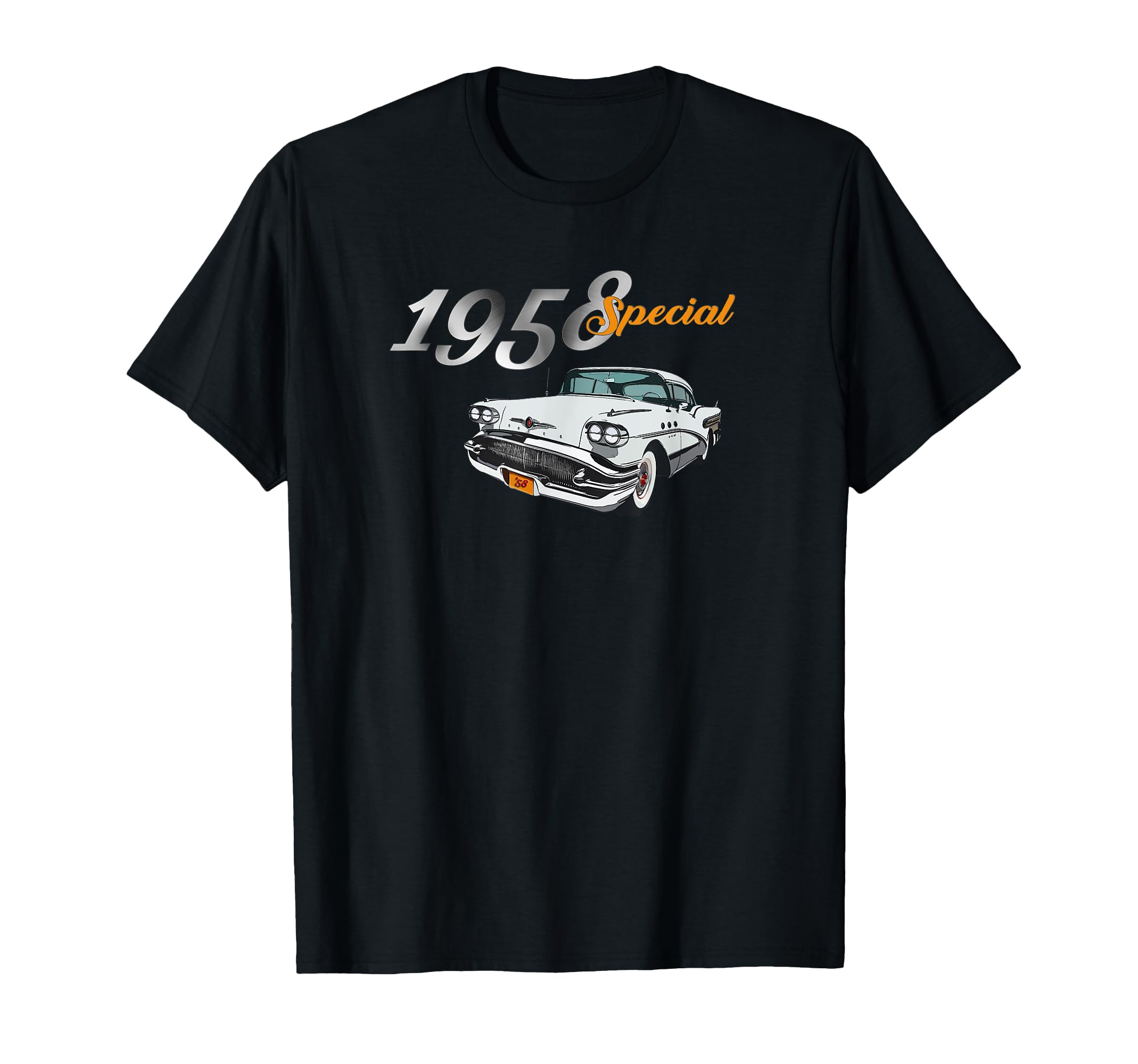 Vintage1958 Special American Car Art T-Shirt - Aesthetic Graphic Unisex - T-Shirt, Sweatshirt, Hoodie