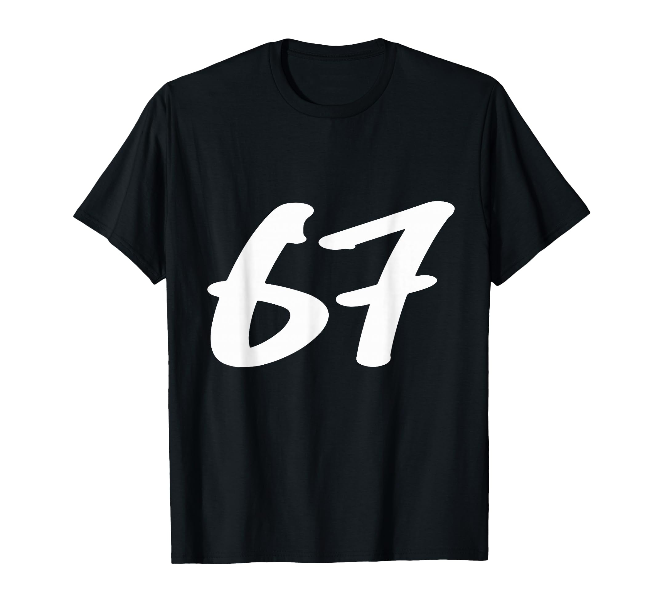 67 Graffiti Number Bold Street Art T-Shirt - Unique Graphic Men Women - T-Shirt, Sweatshirt, Hoodie