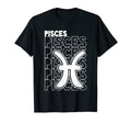 Pisces Zodiac Typography Astrology T-Shirt - Trendy Graphic for Adults - T-Shirt, Sweatshirt, Hoodie