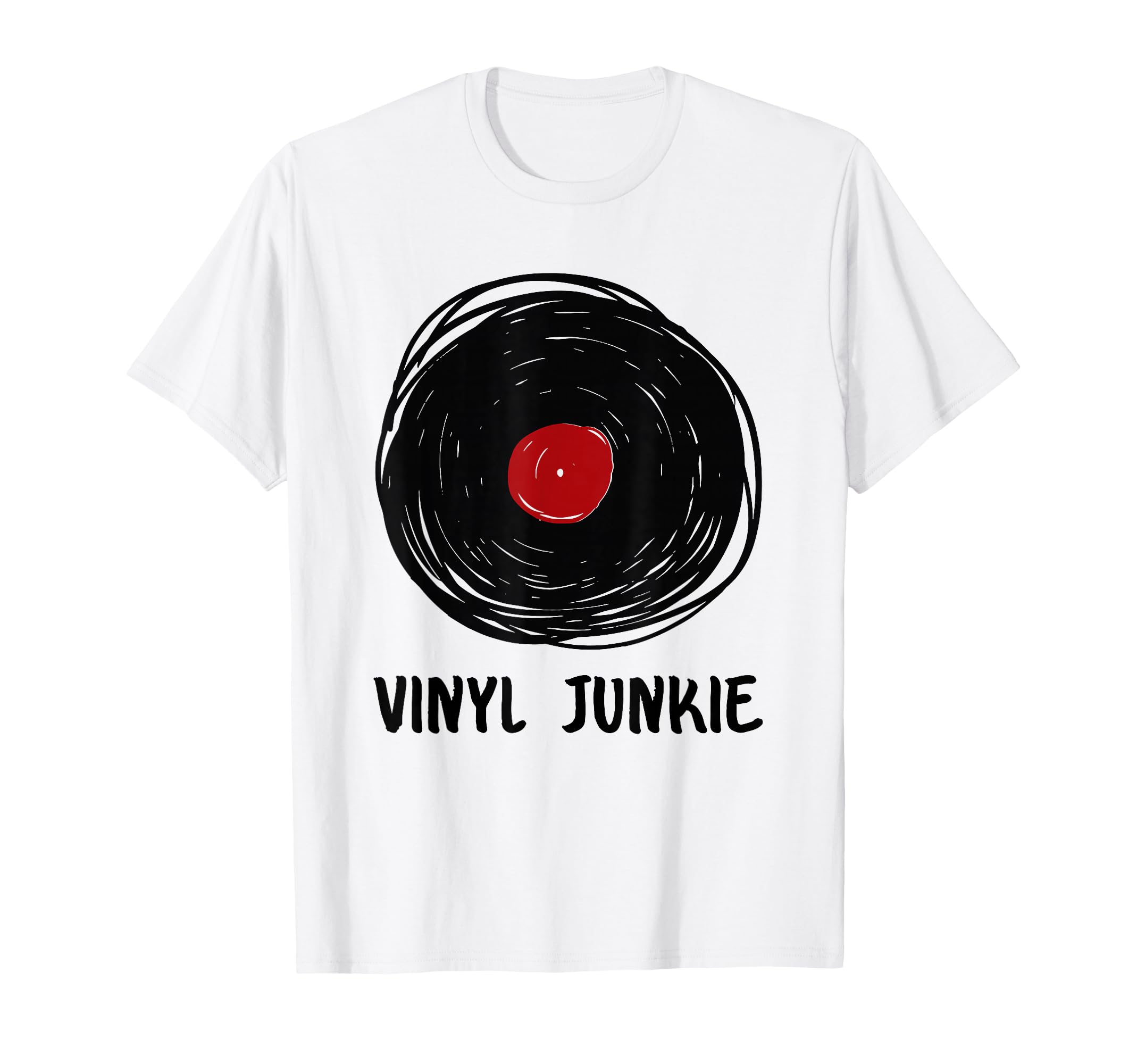 Vinyl Junkie Records Collector Lp T-Shirt - Graphic Print Unisex - T-Shirt, Sweatshirt, Hoodie