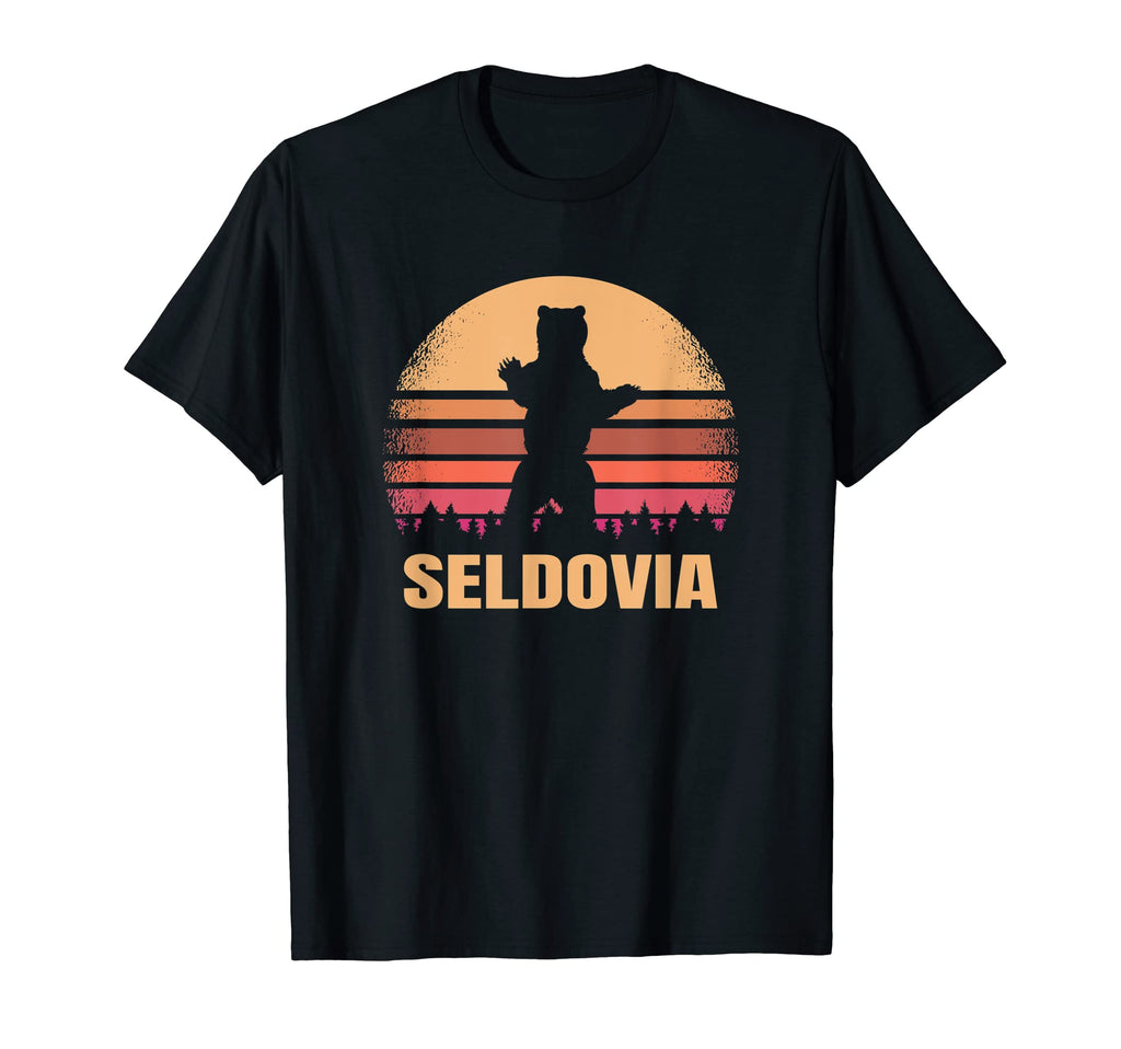 Seldovia Alaska Bear Ak Distressed 80S T-Shirt - Graphic Print for Adults - T-Shirt, Sweatshirt, Hoodie