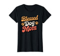 Blessed Dog Mom Paw Typography T-Shirt - Aesthetic Graphic for Adults - T-Shirt, Sweatshirt, Hoodie