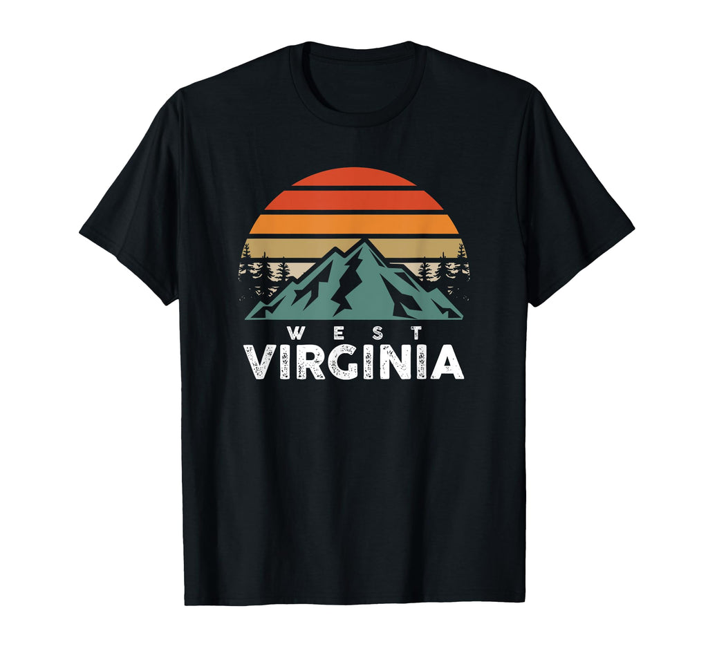 West Virginia Nature Mountains American T-Shirt - Unique Graphic Unisex - T-Shirt, Sweatshirt, Hoodie