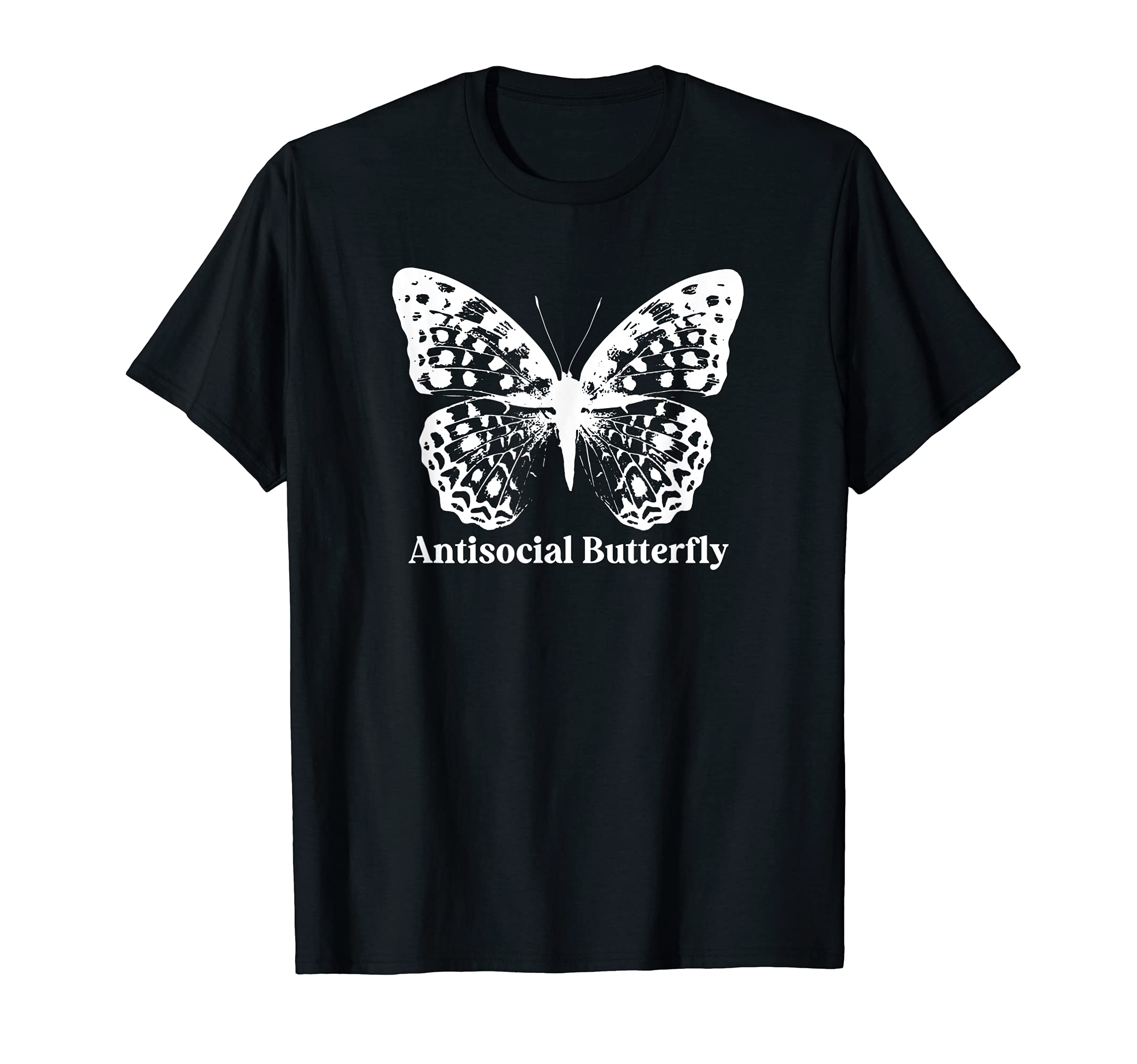 Antisocial Butterfly T-Shirt - Graphic Print Unisex - T-Shirt, Sweatshirt, Hoodie