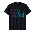 Goat Silhouette Synthwave Animal Lover T-Shirt - Unique Graphic Men Women - T-Shirt, Sweatshirt, Hoodie