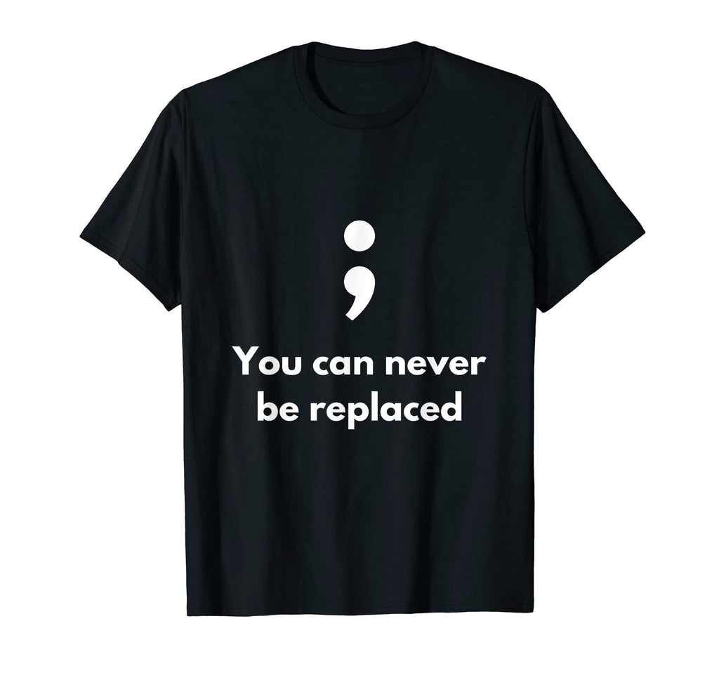 Its Okay Not To Be Okay Semicolon Mental T-Shirt - Trendy Graphic Unisex - T-Shirt, Sweatshirt, Hoodie