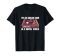 Analog Digital World Music Record Vinyl T-Shirt - Trendy Graphic Unisex - T-Shirt, Sweatshirt, Hoodie