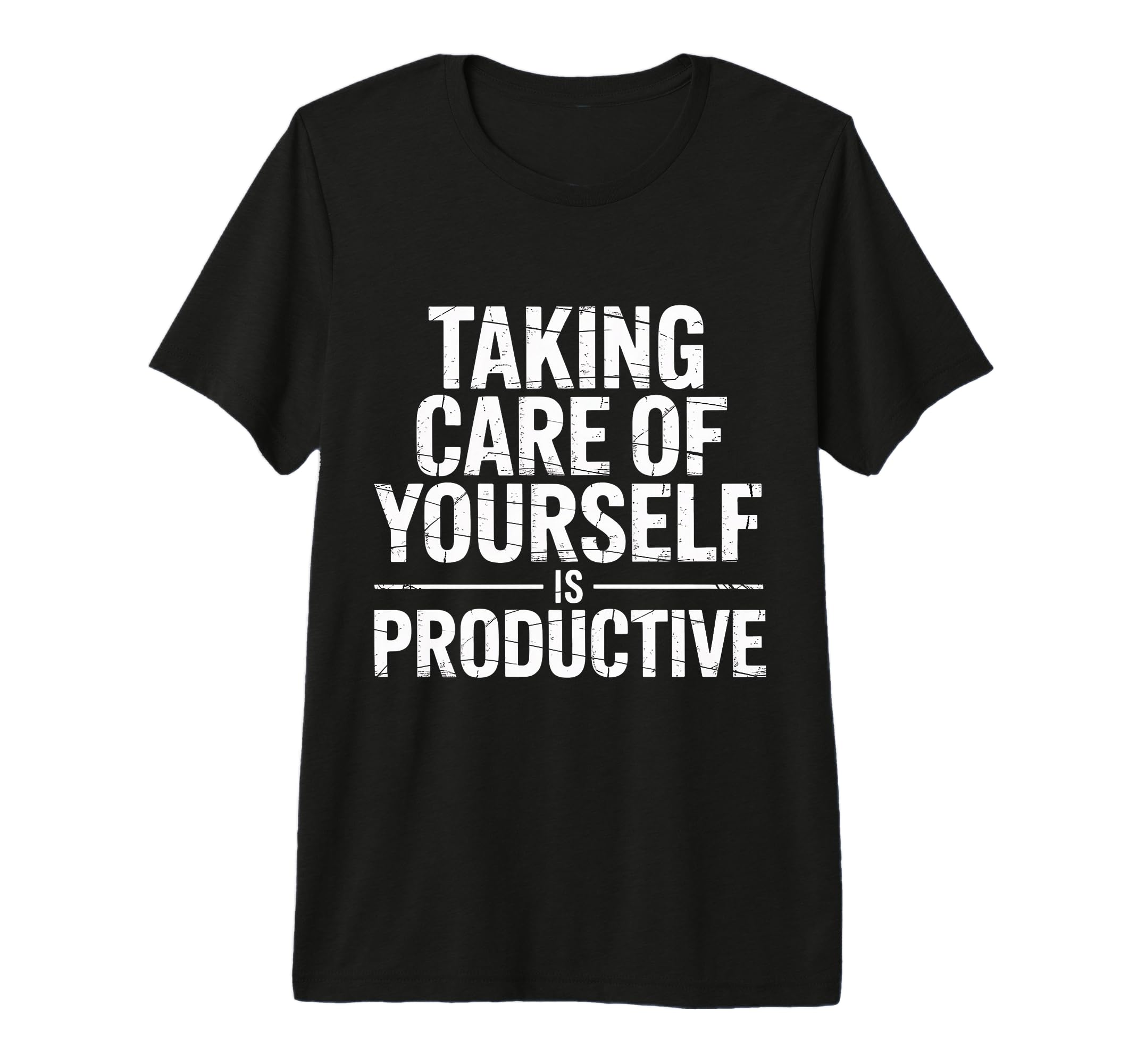 Taking Care Yourself Is Productive Tri T-Shirt - Aesthetic Graphic Unisex - T-Shirt, Sweatshirt, Hoodie
