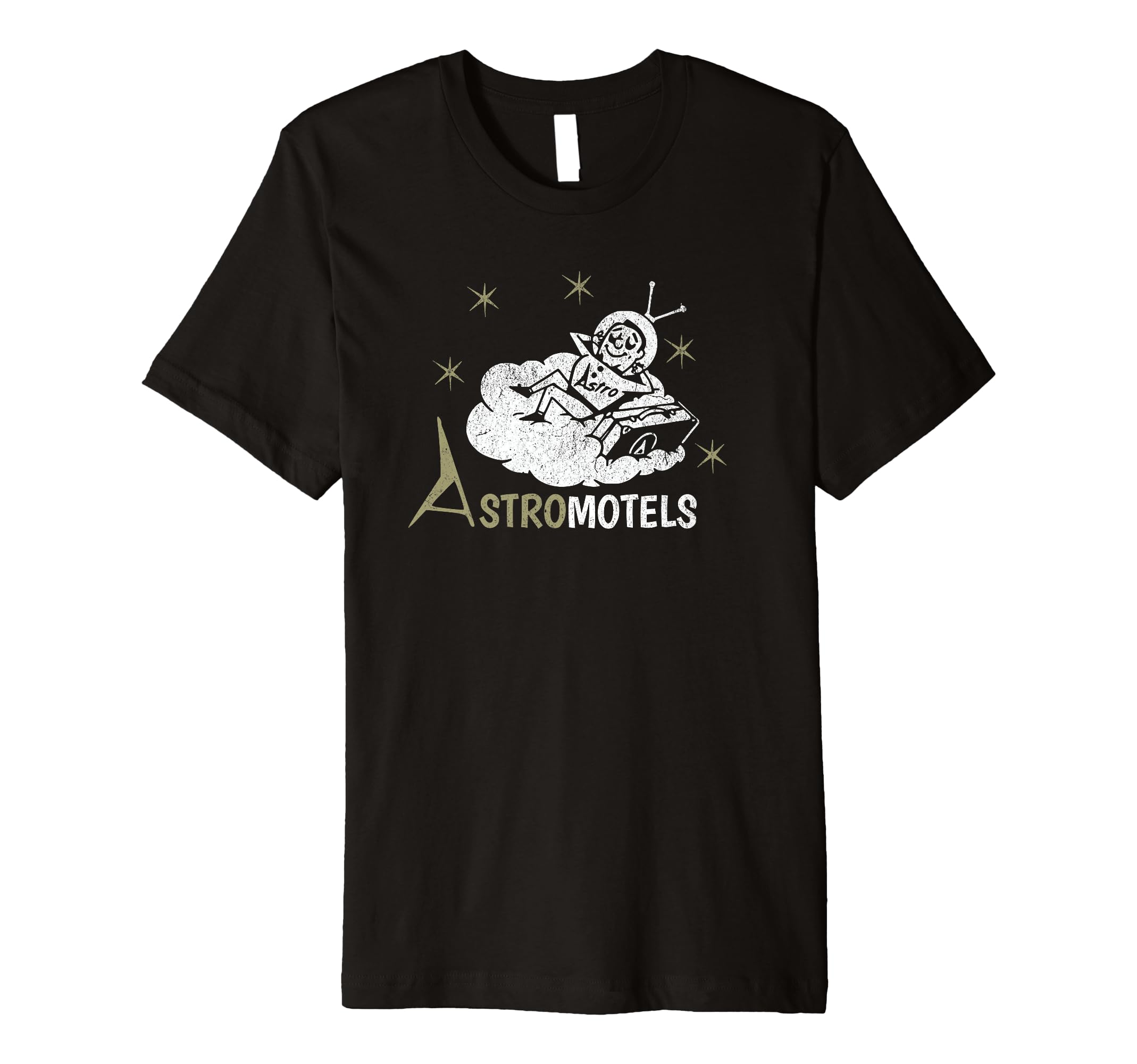 Hotel Matchbook Astro Motels 50S T-Shirt - Fun Novelty Design for Adults - T-Shirt, Sweatshirt, Hoodie