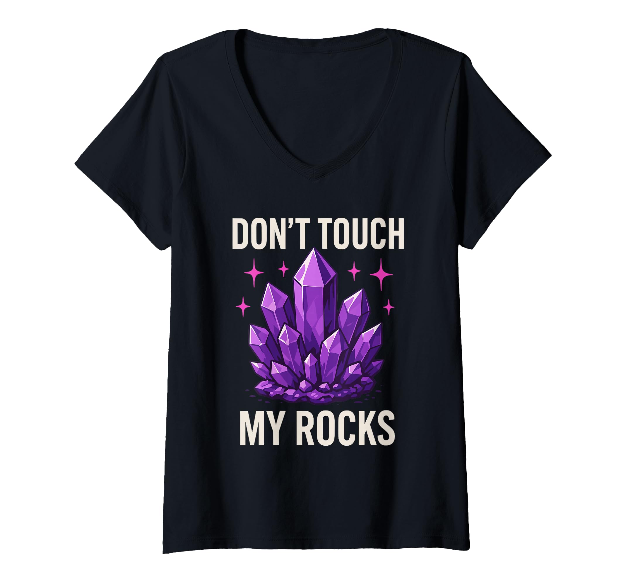 Womens Amethyst Addict Healing T-Shirt - Casual Everyday Wear Unisex - T-Shirt, Sweatshirt, Hoodie