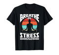 Breathe Stress Out Awareness Brain T-Shirt - Unique Graphic for Adults - T-Shirt, Sweatshirt, Hoodie