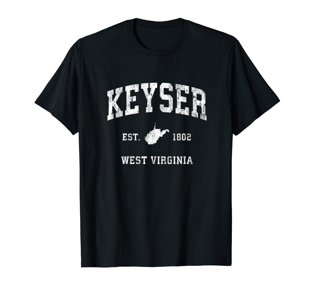 Keyser West Virginia Wv Athletic T-Shirt - Minimalist Print for Adults - T-Shirt, Sweatshirt, Hoodie
