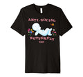 Casper Friendly Ghost Anti Social T-Shirt - Casual Everyday Wear Unisex - T-Shirt, Sweatshirt, Hoodie