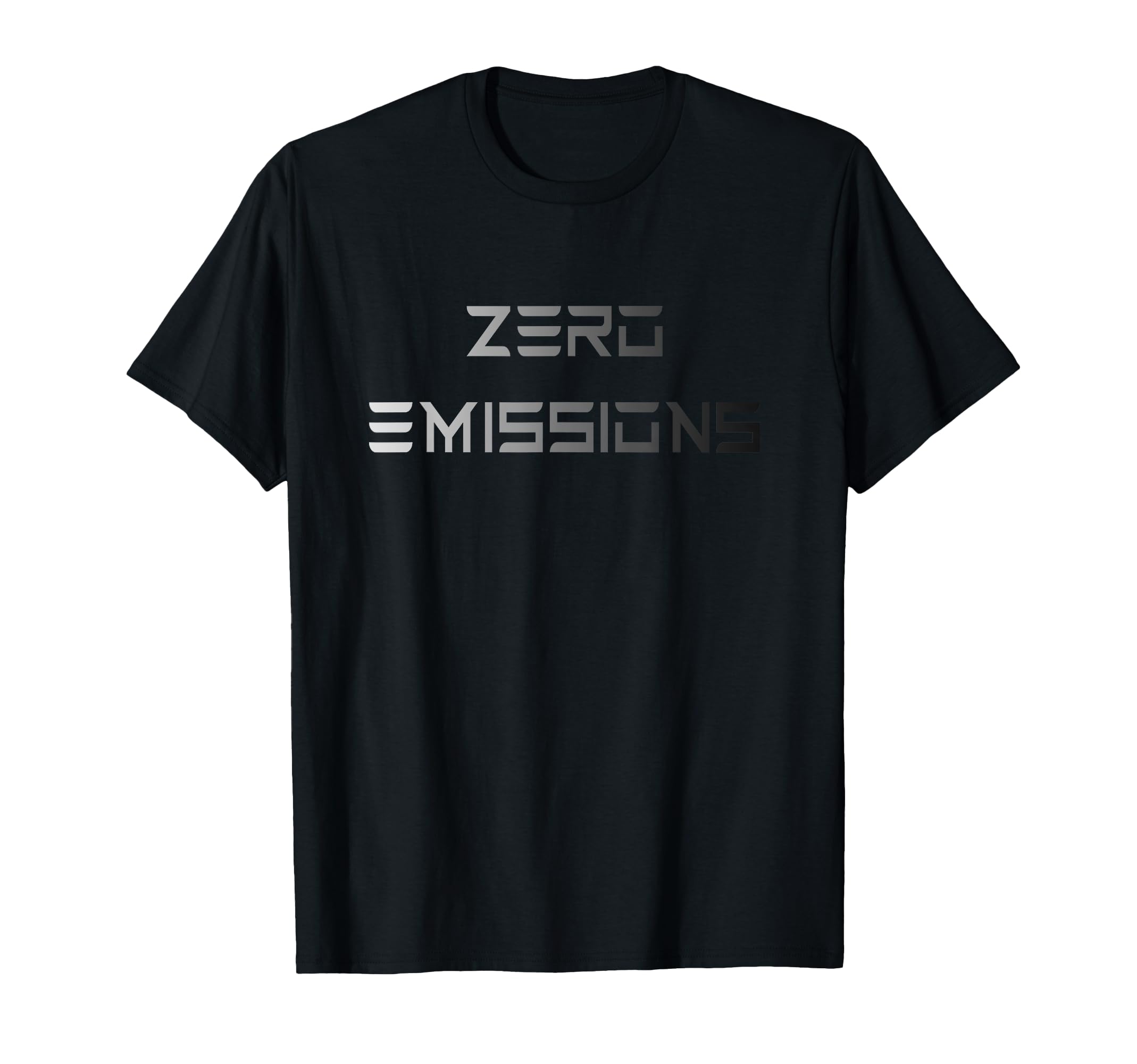 Electric Car Zero Emissions Present T-Shirt - Minimalist Print Men Women - T-Shirt, Sweatshirt, Hoodie