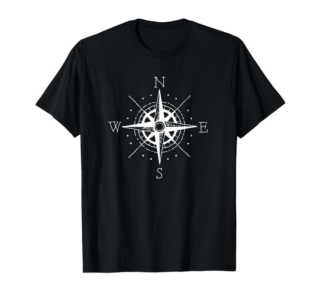 Compass North South East West Sailing T-Shirt - Trendy Graphic for Adults - T-Shirt, Sweatshirt, Hoodie