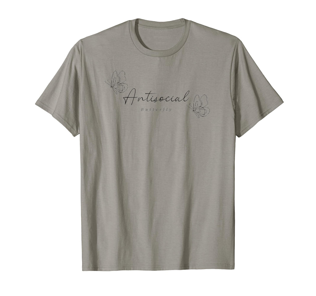 Antisocial Butterfly T-Shirt - Fun Novelty Design Men Women - T-Shirt, Sweatshirt, Hoodie