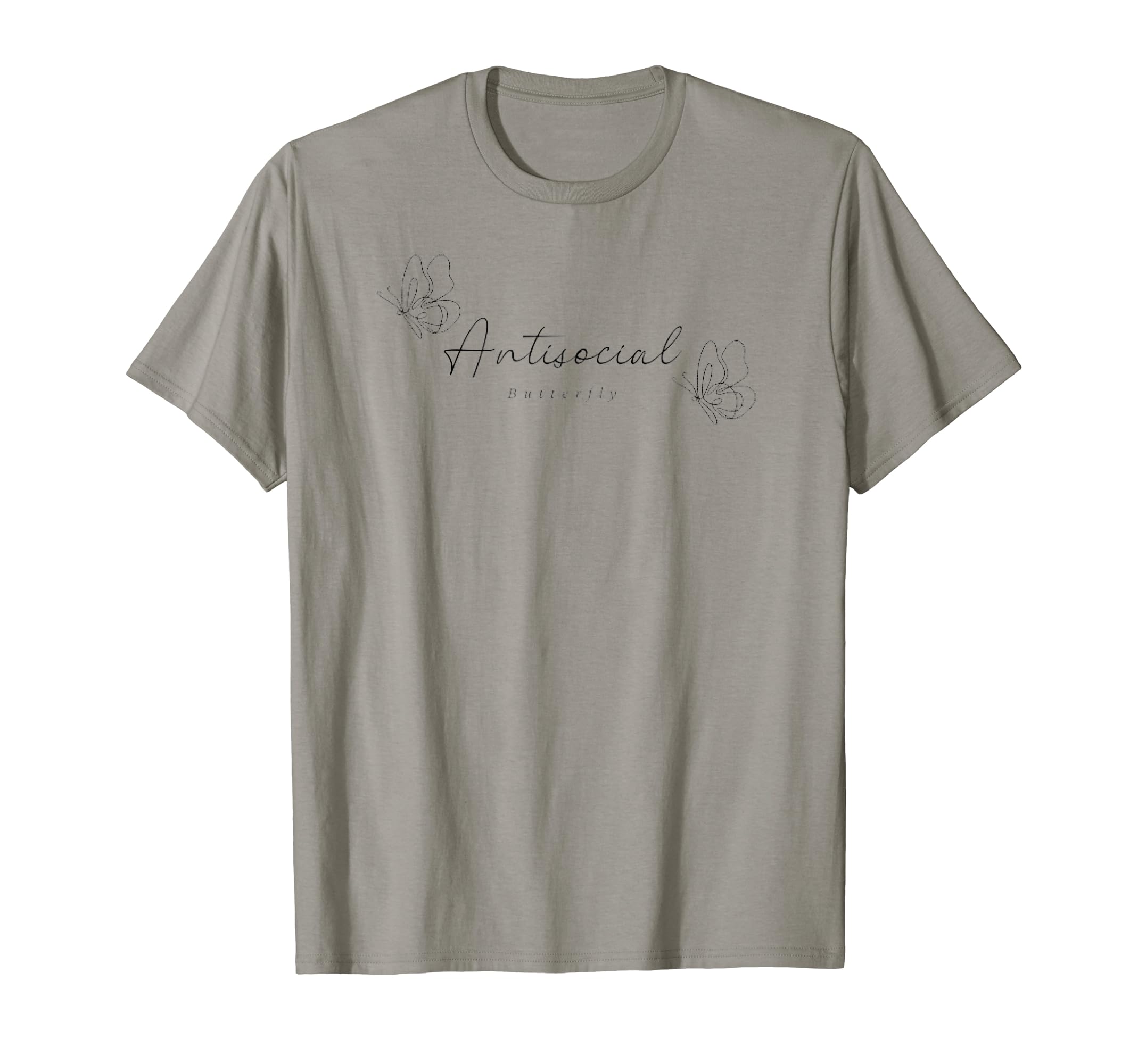 Antisocial Butterfly T-Shirt - Fun Novelty Design Men Women - T-Shirt, Sweatshirt, Hoodie