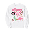 Western Collage Country Cowboy Skull Sweatshirt - Unique Graphic Unisex - T-Shirt, Sweatshirt, Hoodie