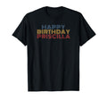 Happy Birthday Priscilla Personalized T-Shirt - Graphic Print for Adults - T-Shirt, Sweatshirt, Hoodie