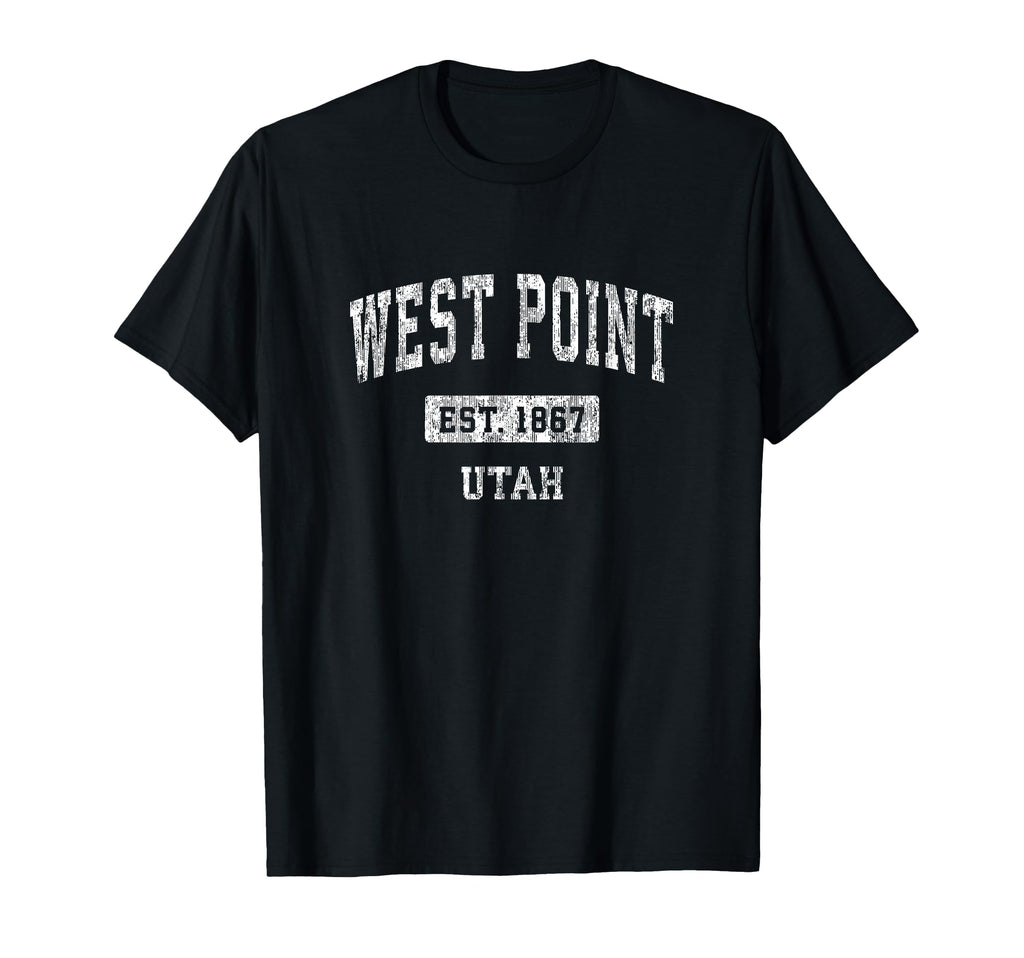 West Point Utah Ut Sports Established T-Shirt - Fun Novelty Design Unisex - T-Shirt, Sweatshirt, Hoodie