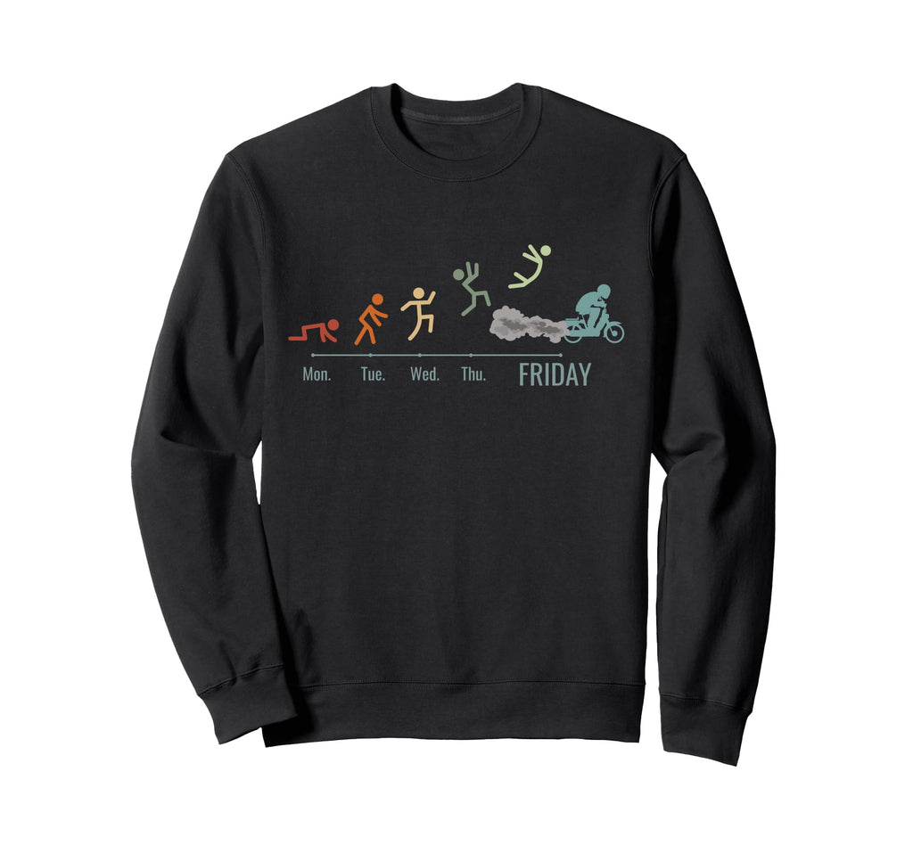 Moped Bike Mofas Moped Weekend Sweatshirt - Graphic Print for Adults - T-Shirt, Sweatshirt, Hoodie