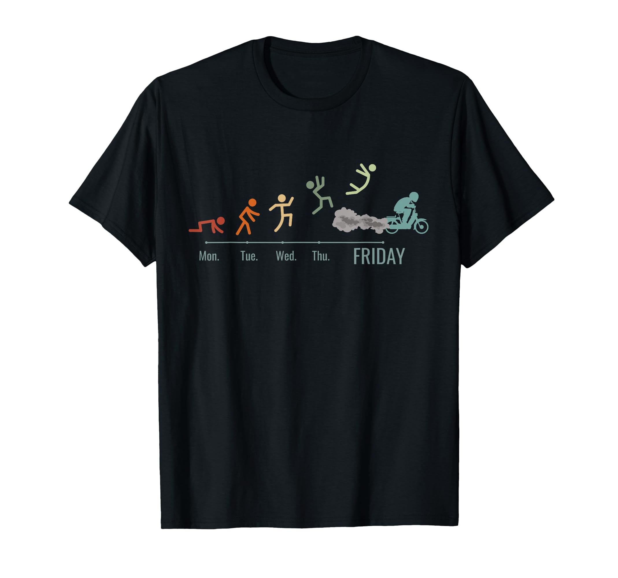 Moped Bike Mofas Moped Weekend T-Shirt - Minimalist Print for Adults - T-Shirt, Sweatshirt, Hoodie