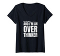 Womens Hello My Name Is And Im Overthinker T-Shirt - Unique Graphic Unisex - T-Shirt, Sweatshirt, Hoodie