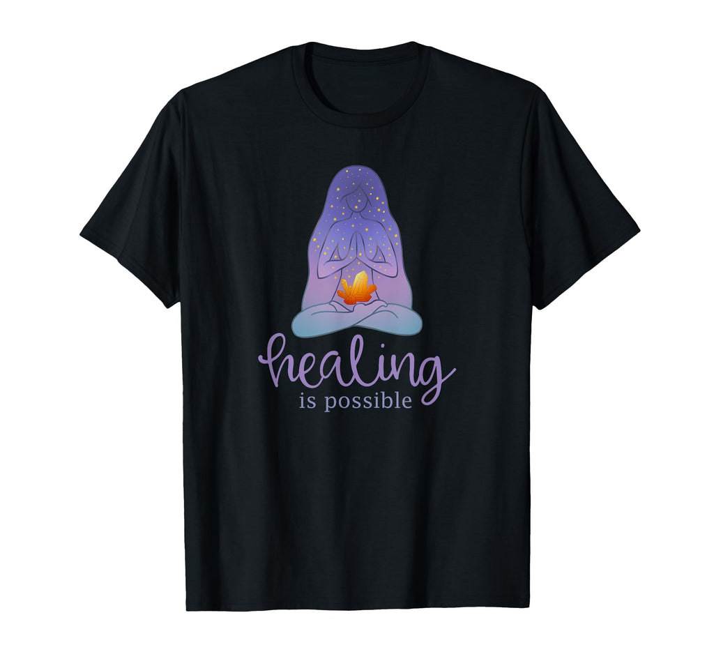 Spiritual Healing Crystals Meditation T-Shirt - Novelty Apparel Men Women - T-Shirt, Sweatshirt, Hoodie