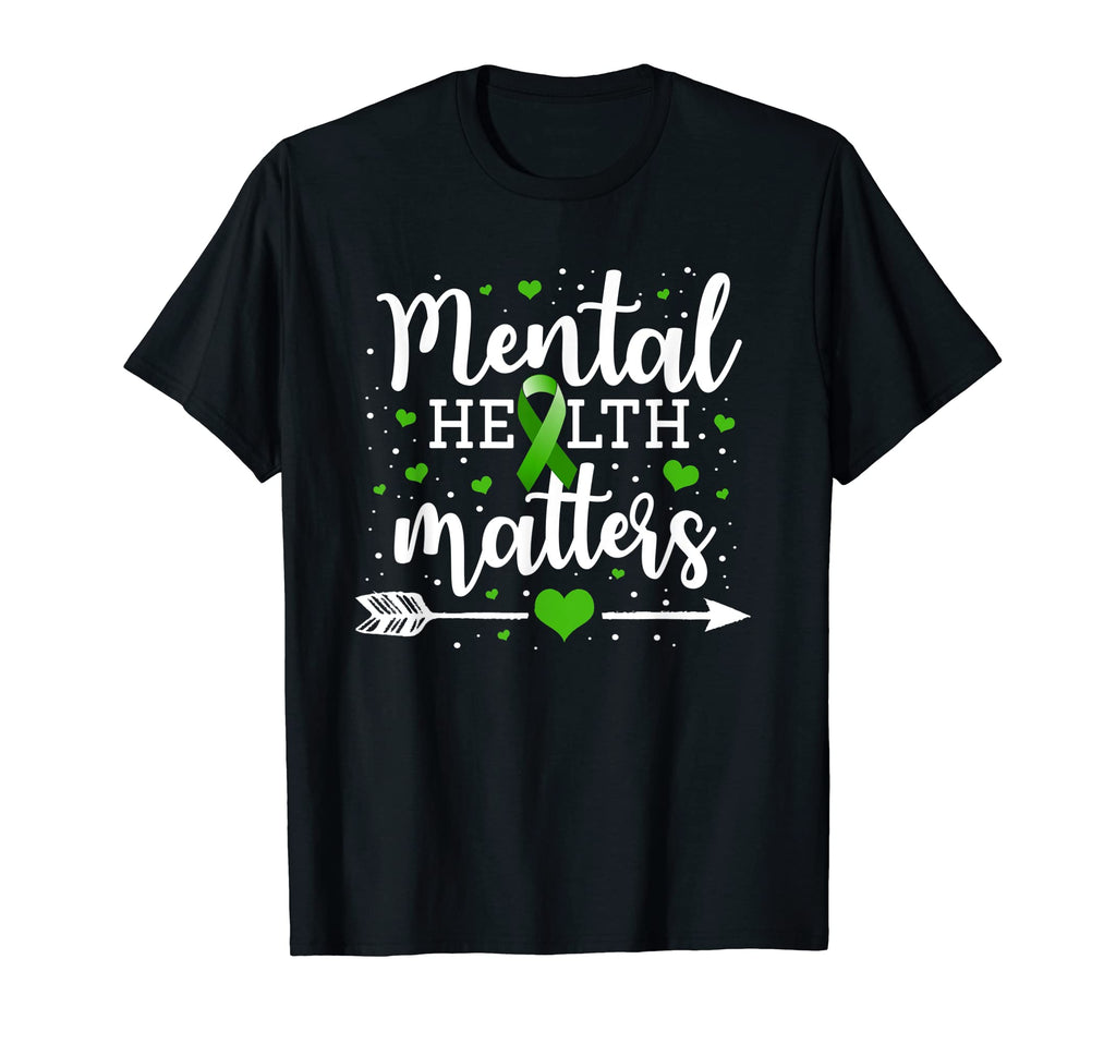Mental Health Matters Awareness Month T-Shirt - Custom Art Print Unisex - T-Shirt, Sweatshirt, Hoodie