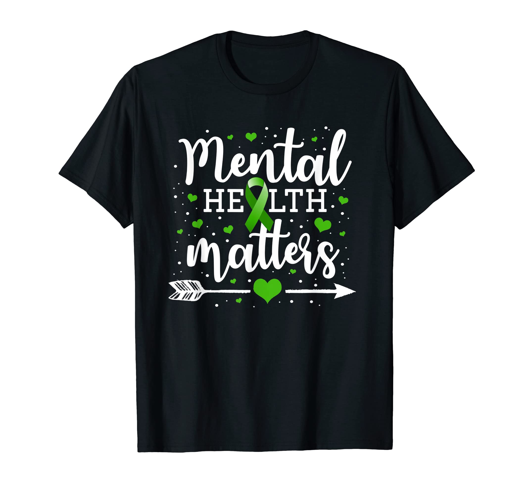Mental Health Matters Awareness Month T-Shirt - Custom Art Print Unisex - T-Shirt, Sweatshirt, Hoodie